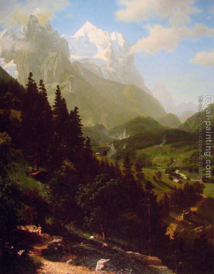 Albert Bierstadt : The Wetterhorn